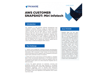 AWS Customer Snapshot - Miri Infotech