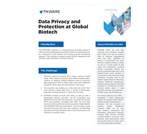 Data Privacy and Protection at Global Biotech