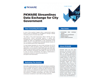 PKWARE Streamlines Data Exchange for City Government