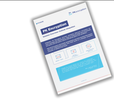 PK Encryption Solution Overview: Outlook Integration