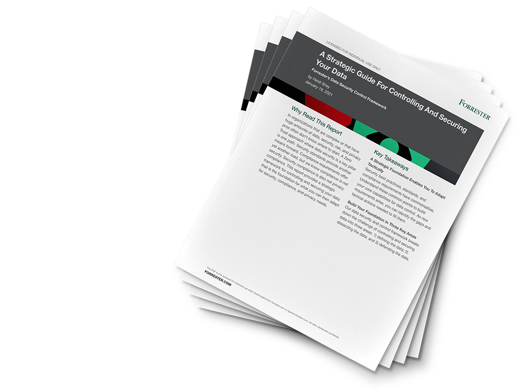 Forrester: A Strategic Guide for Controlling and Securing Your Data