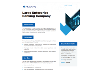 Large Enterprise Banking Company