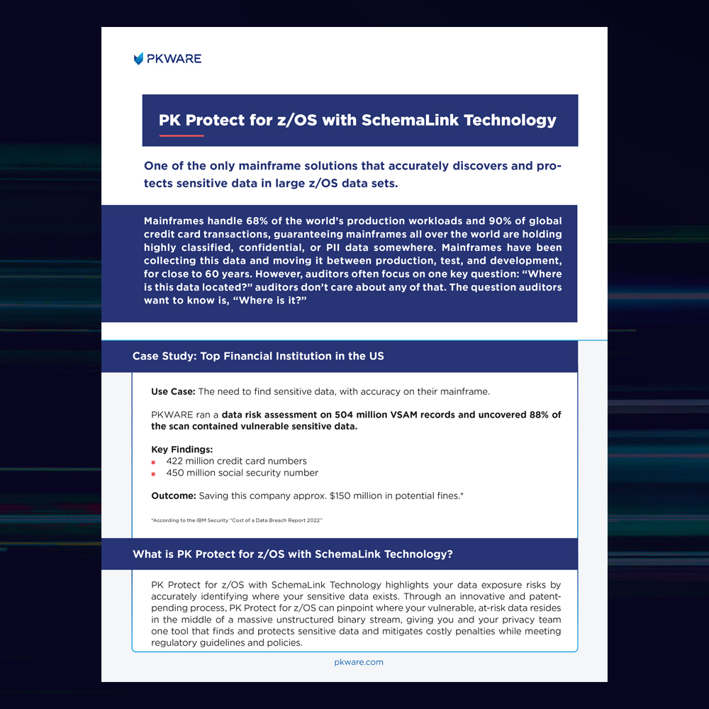 Solution Overview thumb - PK Protect® for z/OS