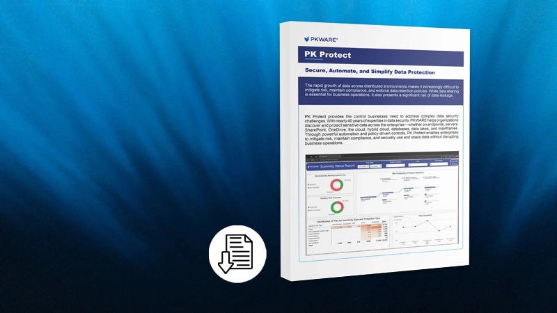 Download PK Protect Data Protection Platform Solution Overview